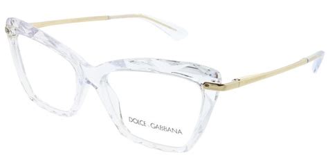 dolce & gabbana clear glasses frames